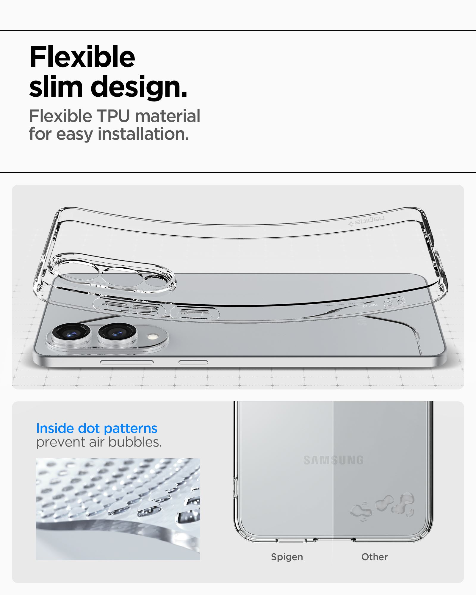 Spigen Liquid Crystal, crystal clear - Samsung Galaxy S25 Edge (18)