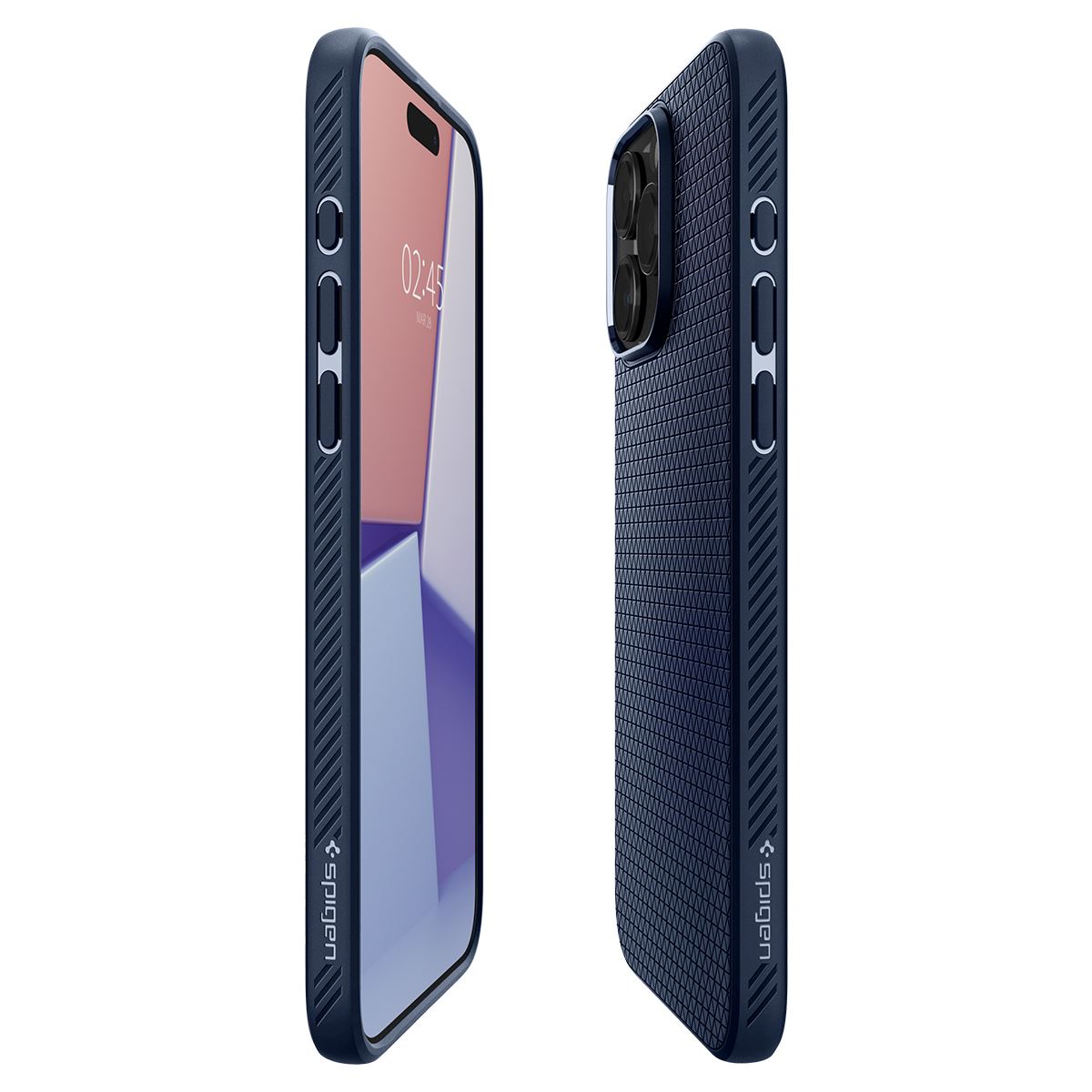 Spigen Liquid Air, navy blue - iPhone 15 Pro (10)