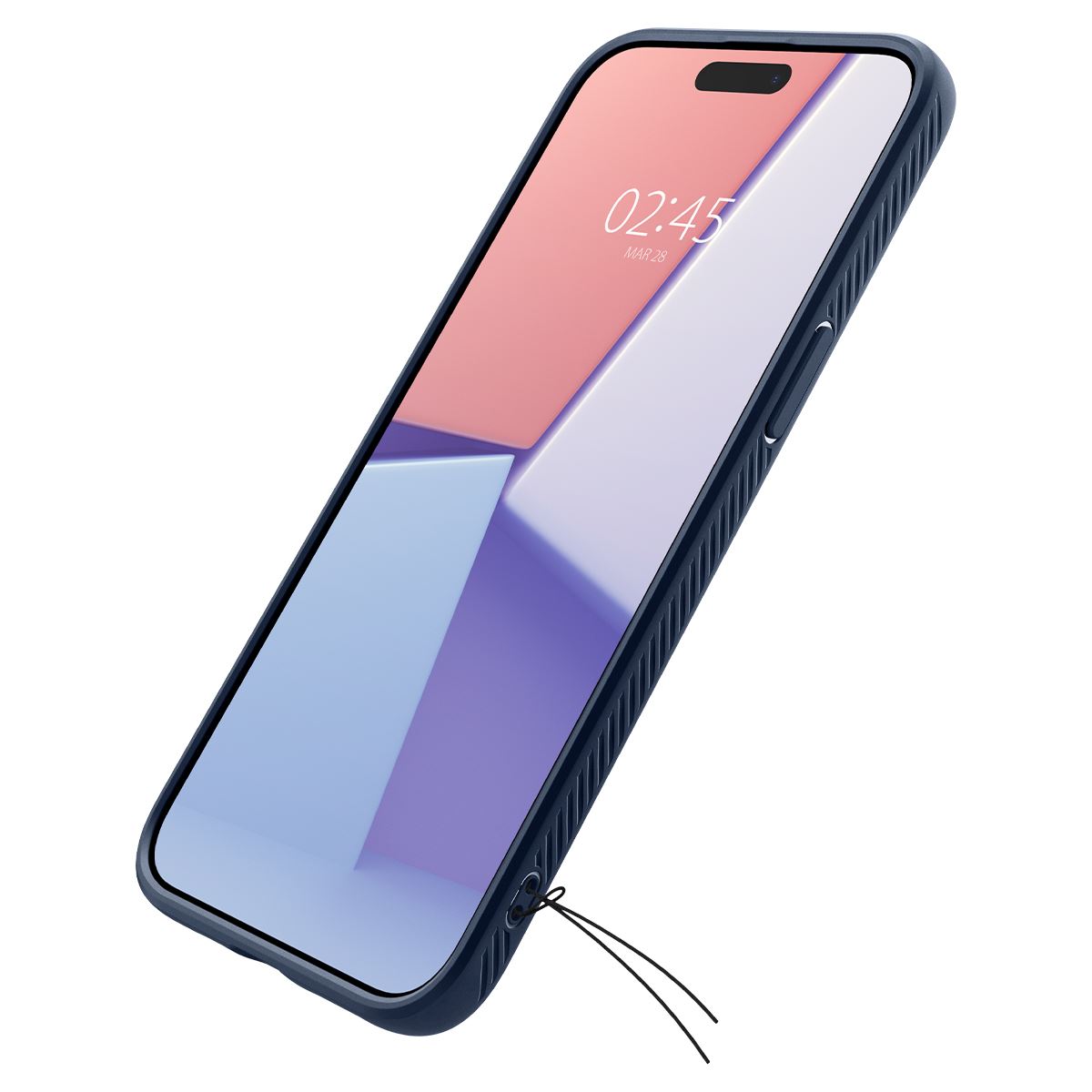 Spigen Liquid Air, navy blue - iPhone 15 Pro (13)