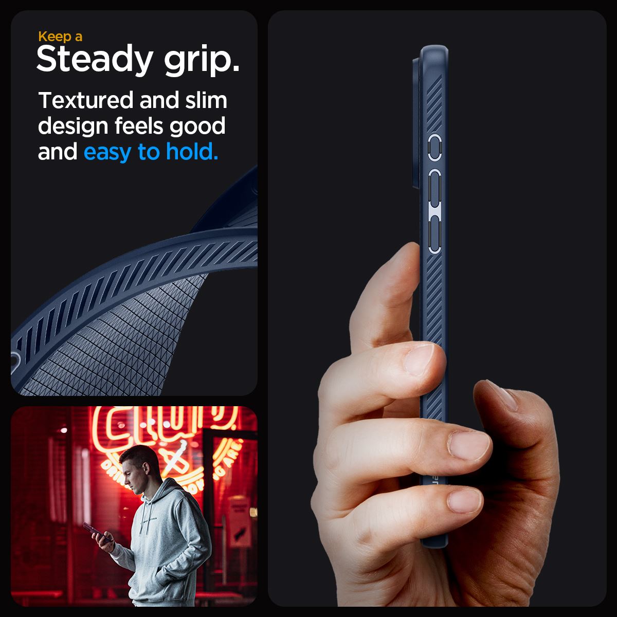 Spigen Liquid Air, navy blue - iPhone 15 Pro (16)