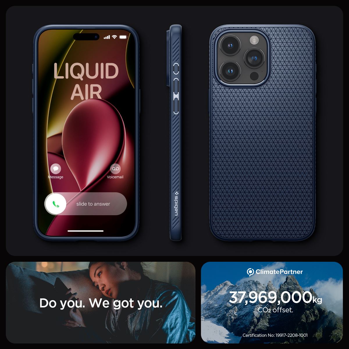 Spigen Liquid Air, navy blue - iPhone 15 Pro (19)