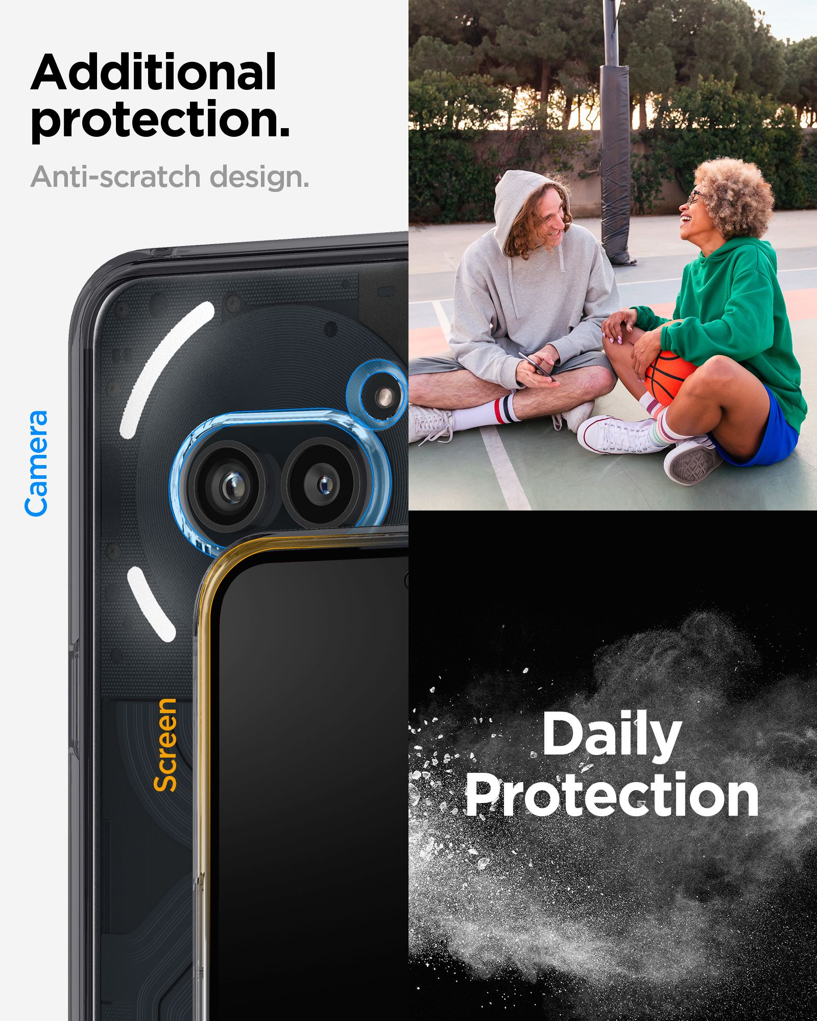 Spigen Ultra Hybrid, space crystal - Nothing Phone (2a) Plus/(2a) (11)