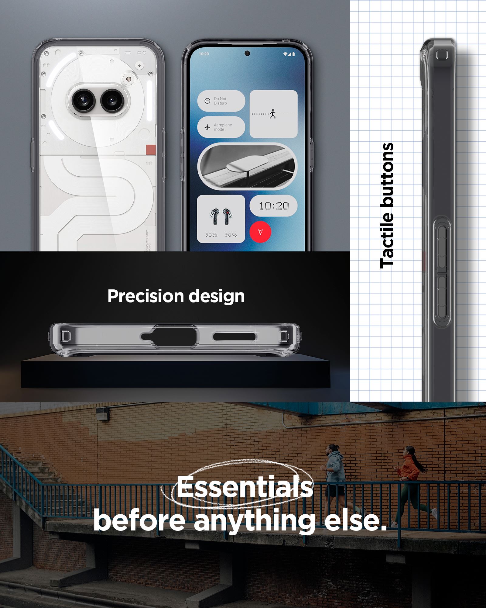 Spigen Ultra Hybrid, space crystal - Nothing Phone (2a) Plus/(2a) (12)