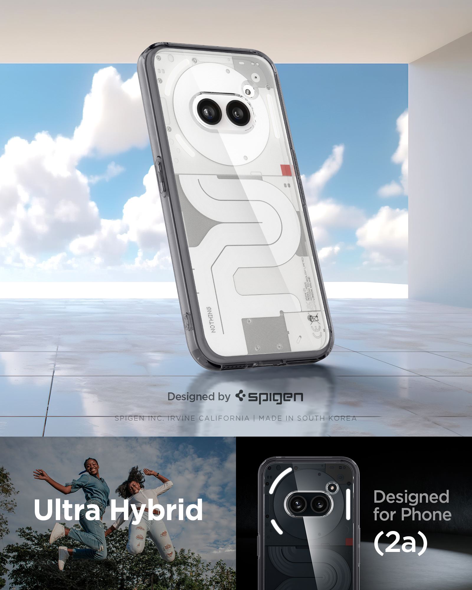 Spigen Ultra Hybrid, space crystal - Nothing Phone (2a) Plus/(2a) (7)