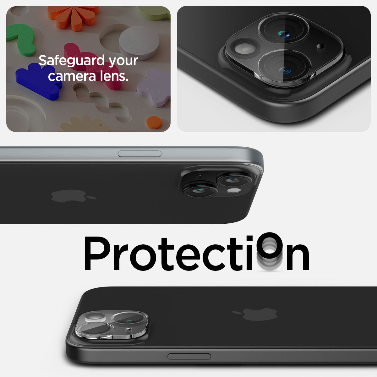 Spigen Glass tR Optik 2 Pack, crystal clear - iPhone 15/15 Plus/14/14 Plus (8)