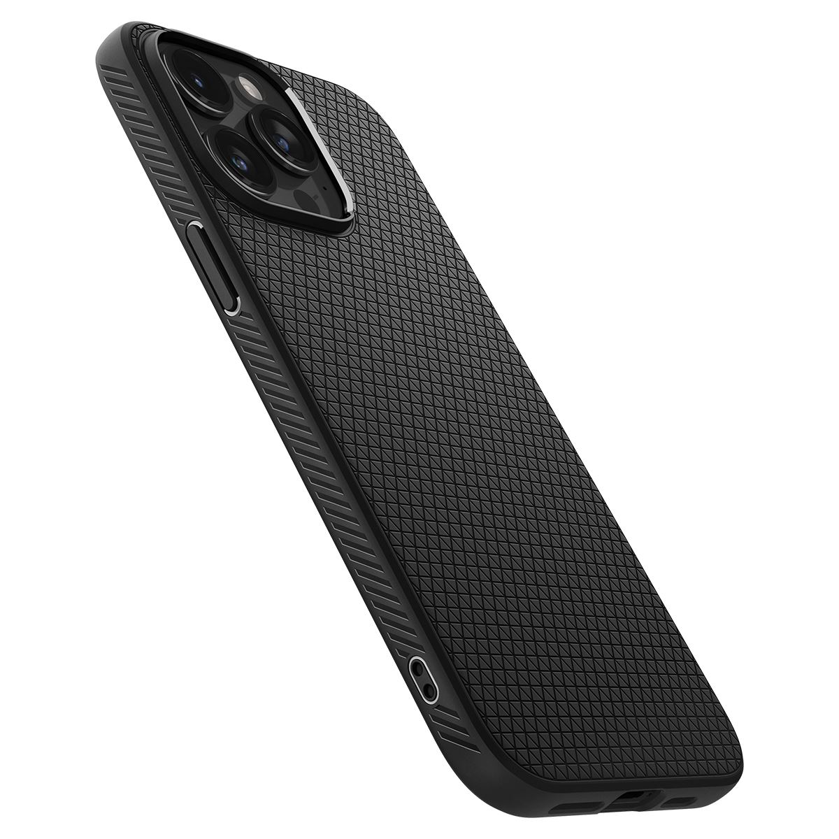 Spigen Liquid Air, matte black - iPhone 15 Pro (11)