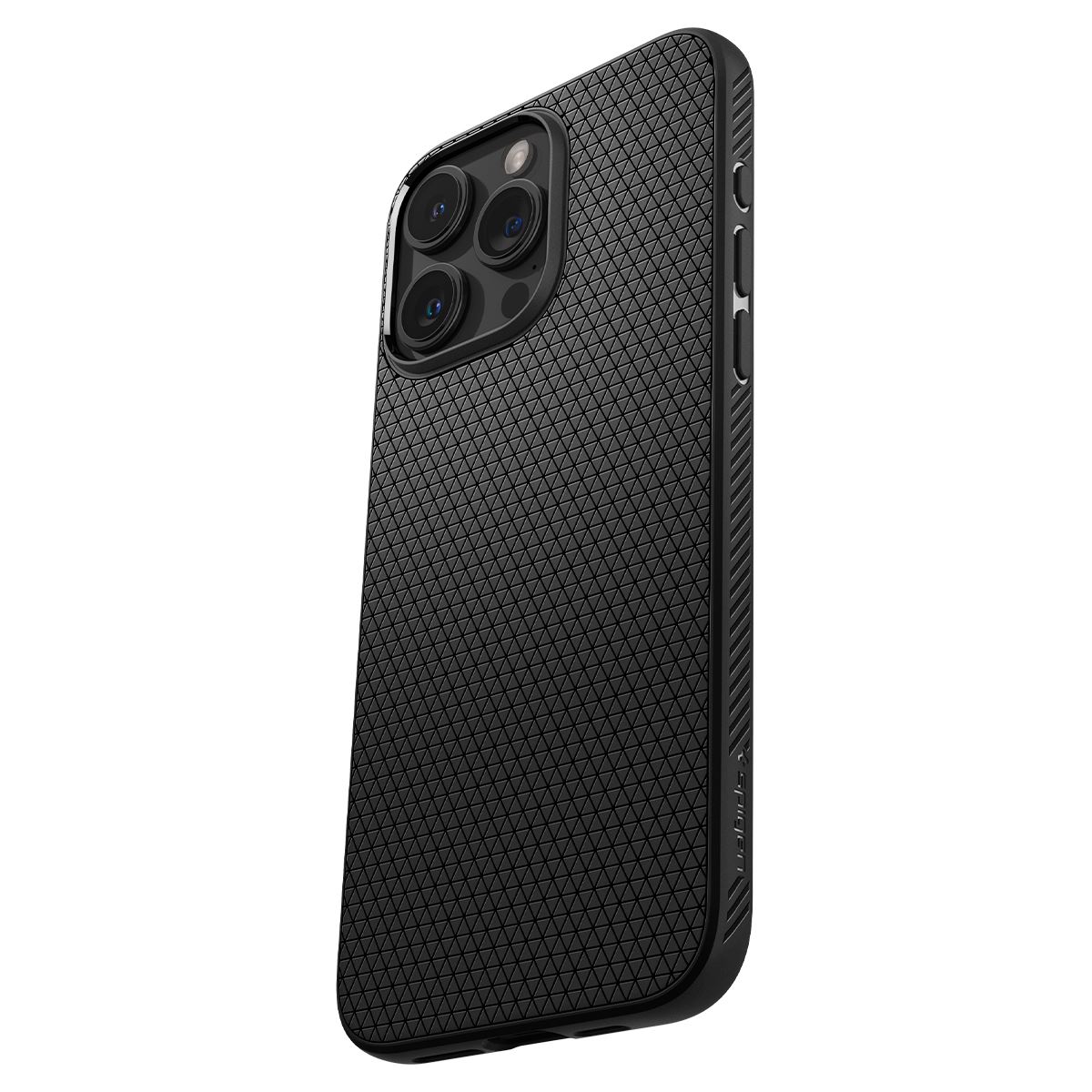 Spigen Liquid Air, matte black - iPhone 15 Pro (8)