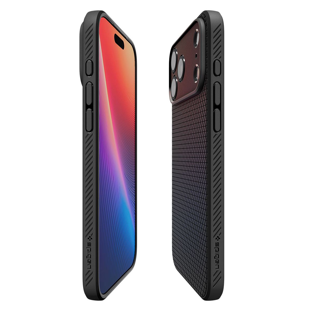 Spigen Liquid Air, matte black - iPhone 18 Pro/17 Pro (7)