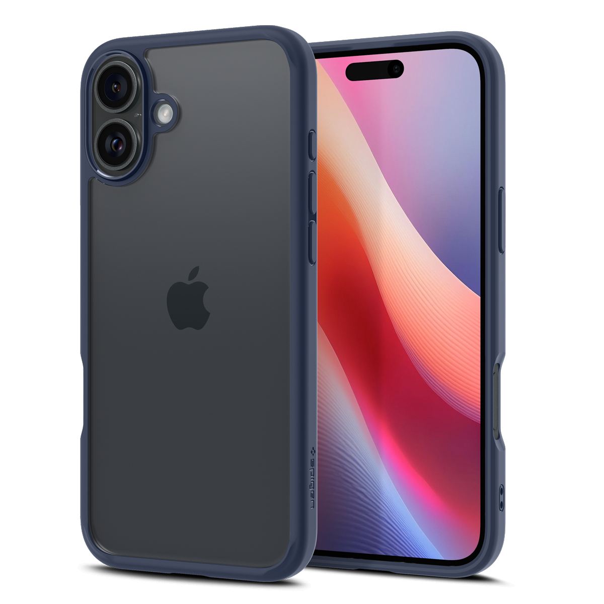 Spigen Ultra Hybrid, navy blue - iPhone 16 (1)
