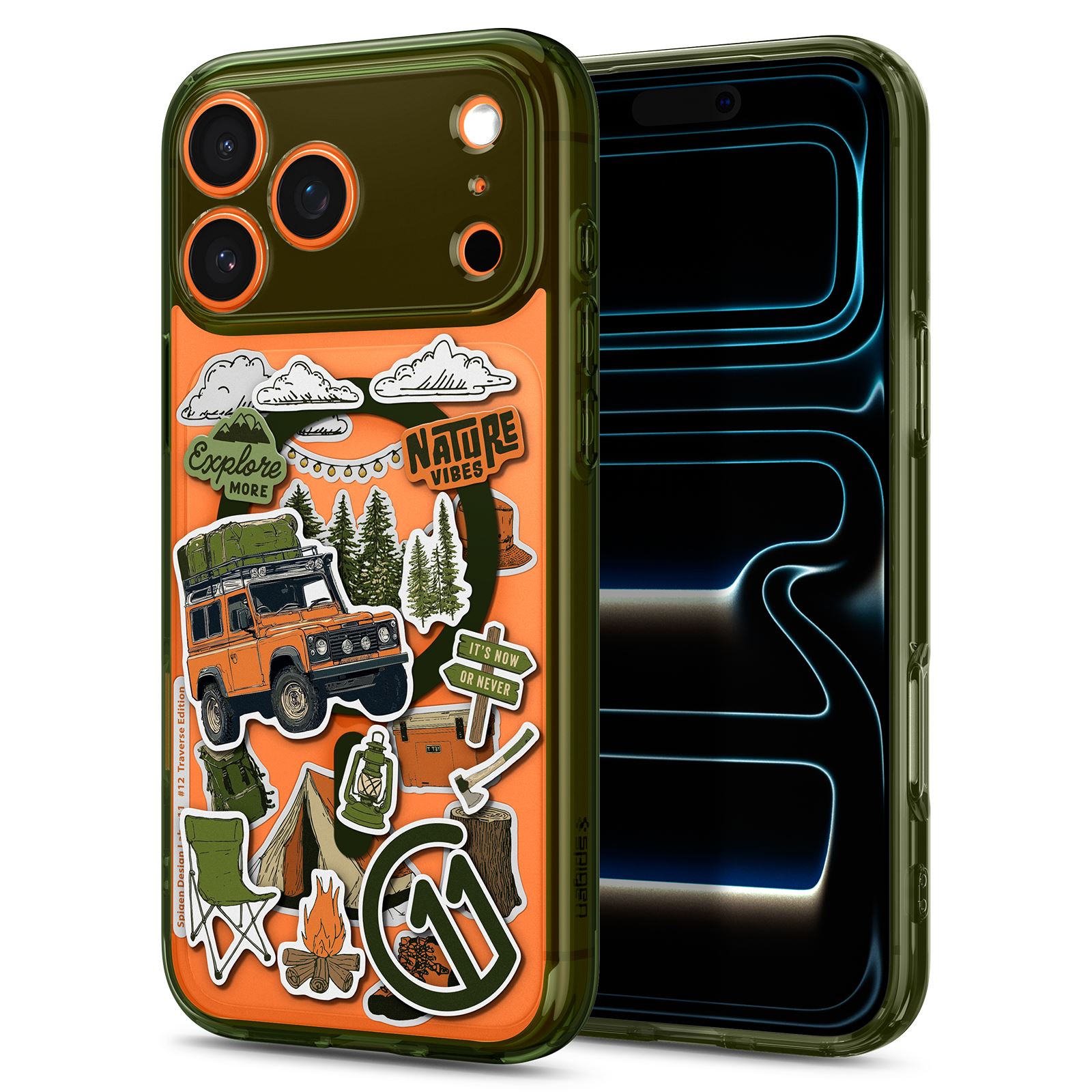 Spigen c11 Ultra Hybrid MagSafe, traverse - iPhone 17 Pro Max (2)