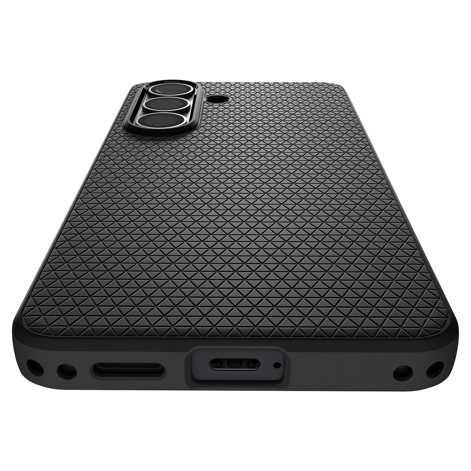 Spigen Liquid Air, matte black - Samsung Galaxy S26 (14)