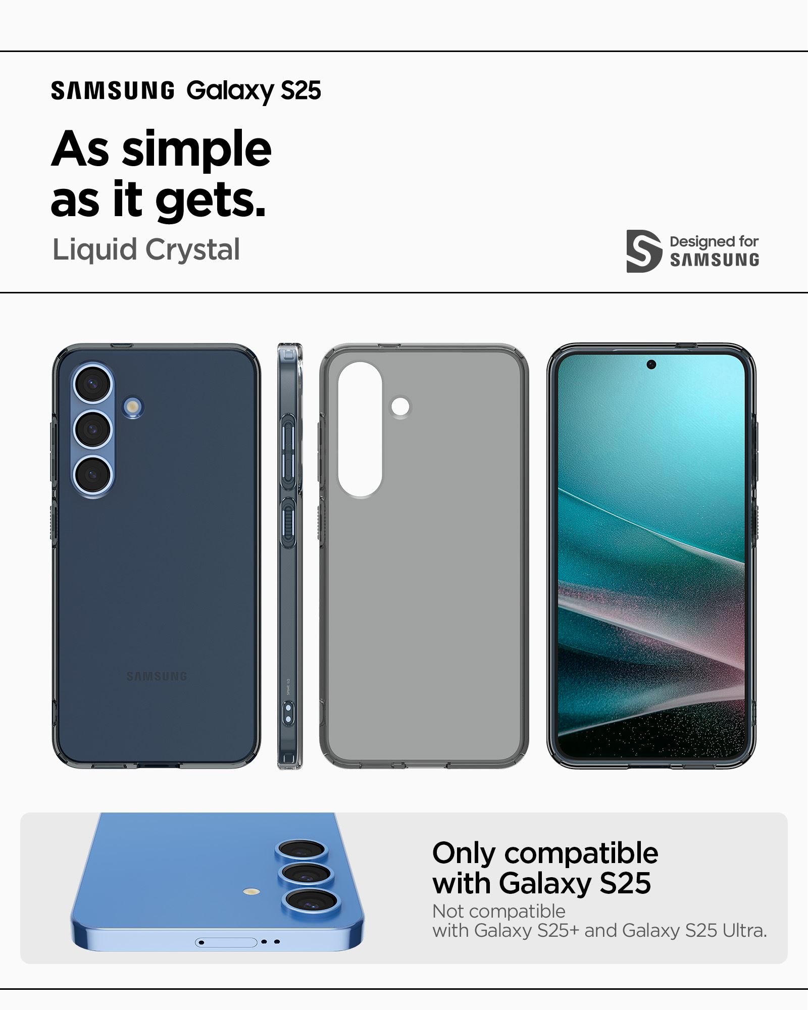 Spigen Liquid Crystal, space crystal - Samsung Galaxy S25 (12)