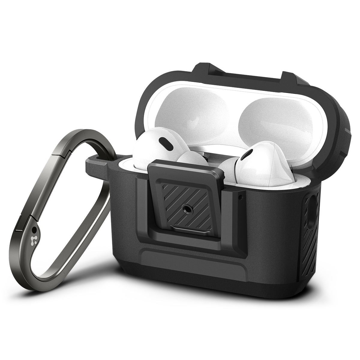 Spigen Lock Fit, matte black - AirPods Pro 2 (3)