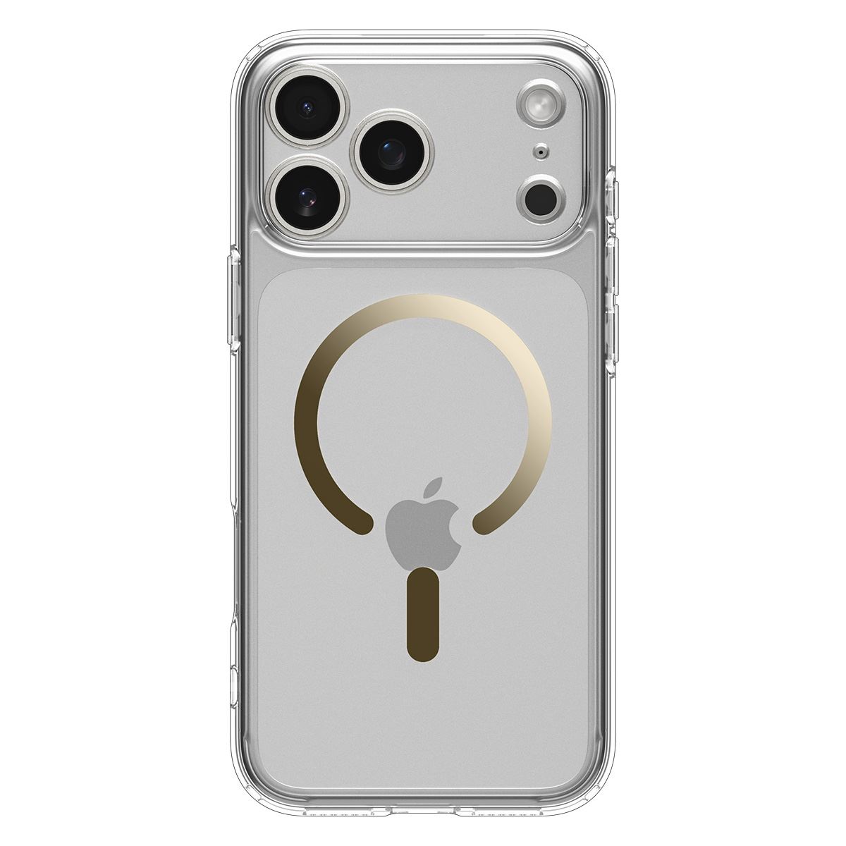 Spigen Ultra Hybrid MagSafe, clear gold - iPhone 17 Pro (2)