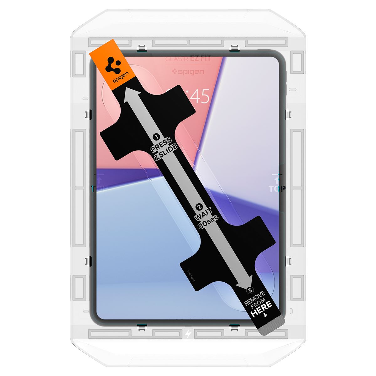 Spigen Glass tR EZ Fit 1 Pack - iPad Pro 11" 2024 (2)
