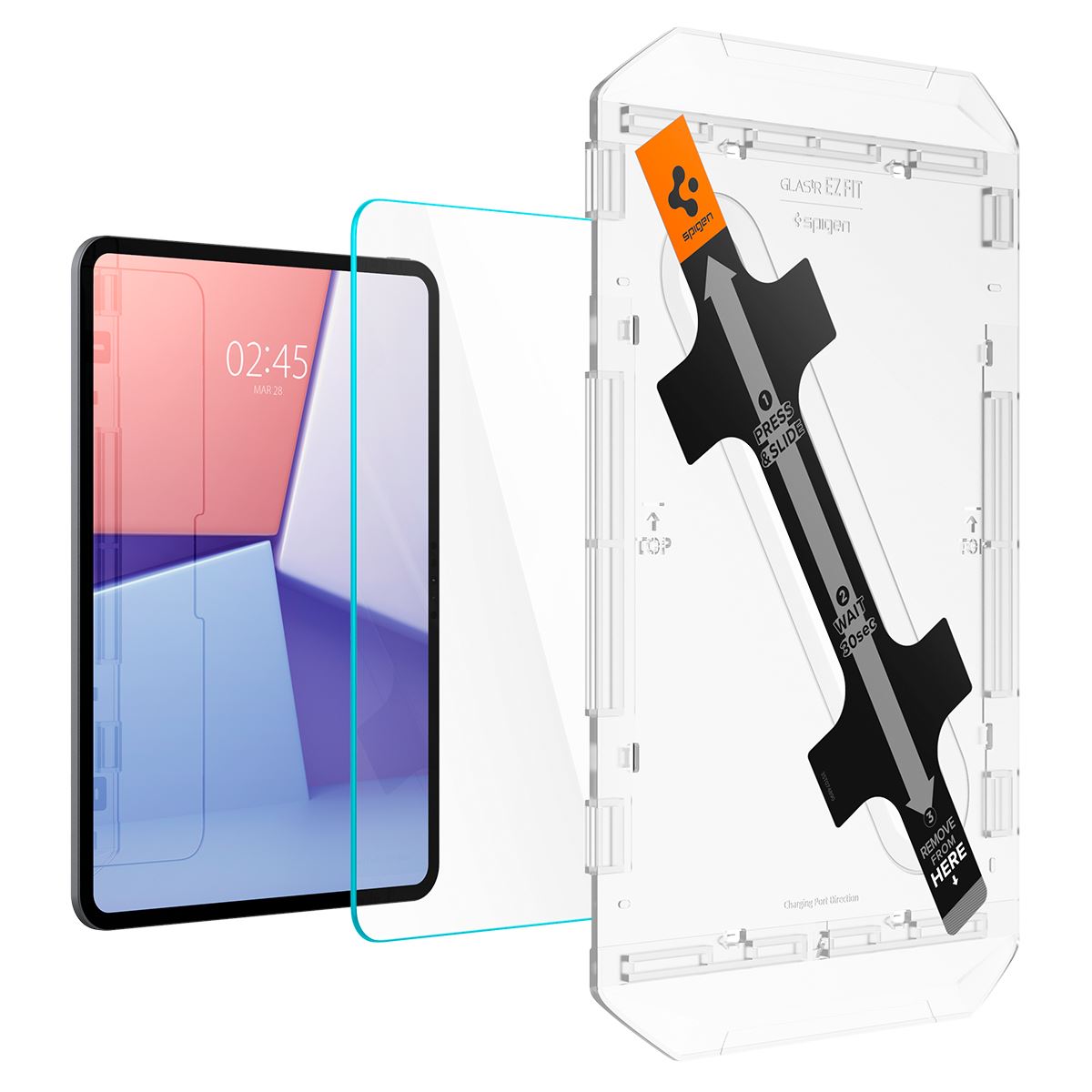 Spigen Glass tR EZ Fit 1 Pack - iPad Pro 11" 2024 (3)