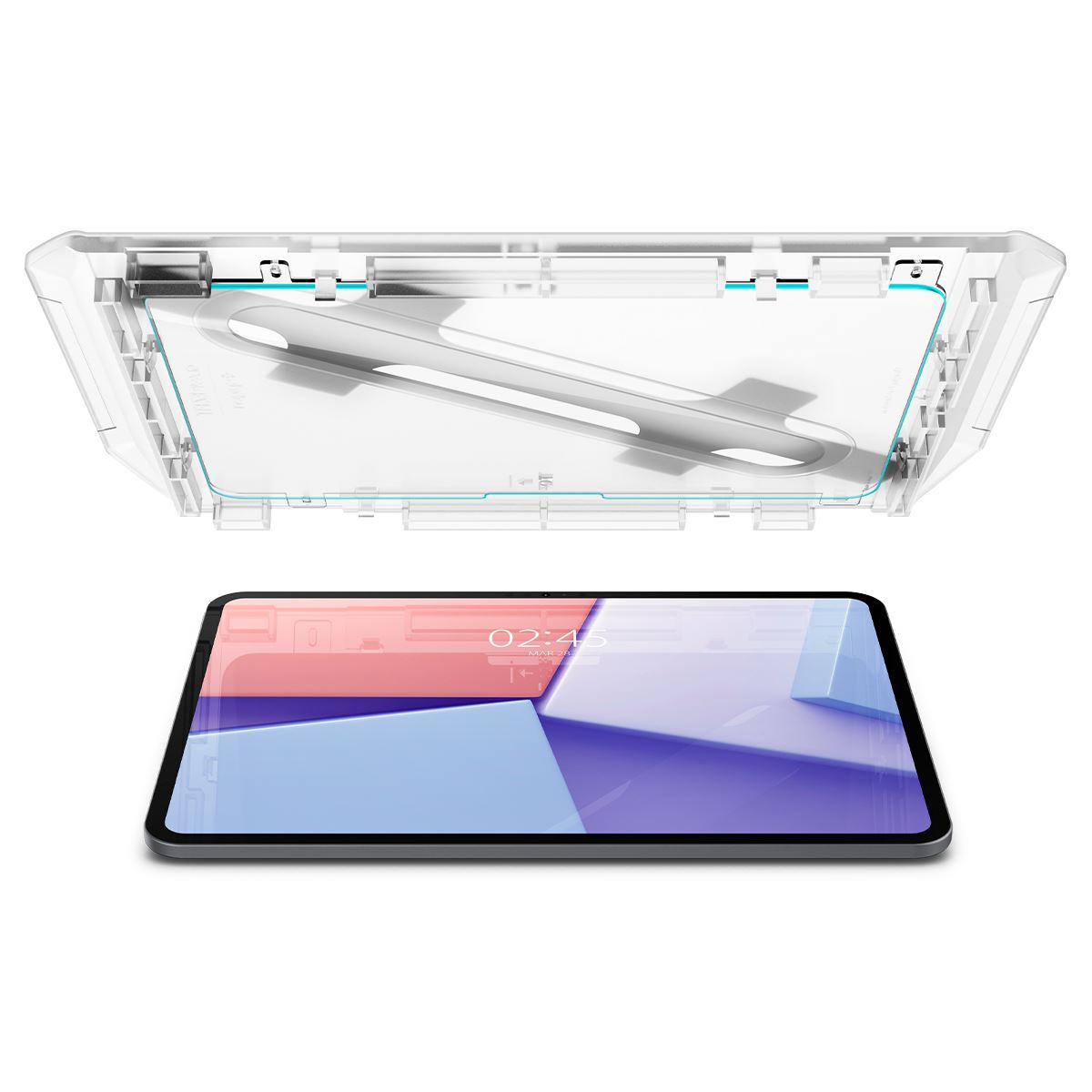 Spigen Glass tR EZ Fit 1 Pack - iPad Pro 11" 2024 (4)