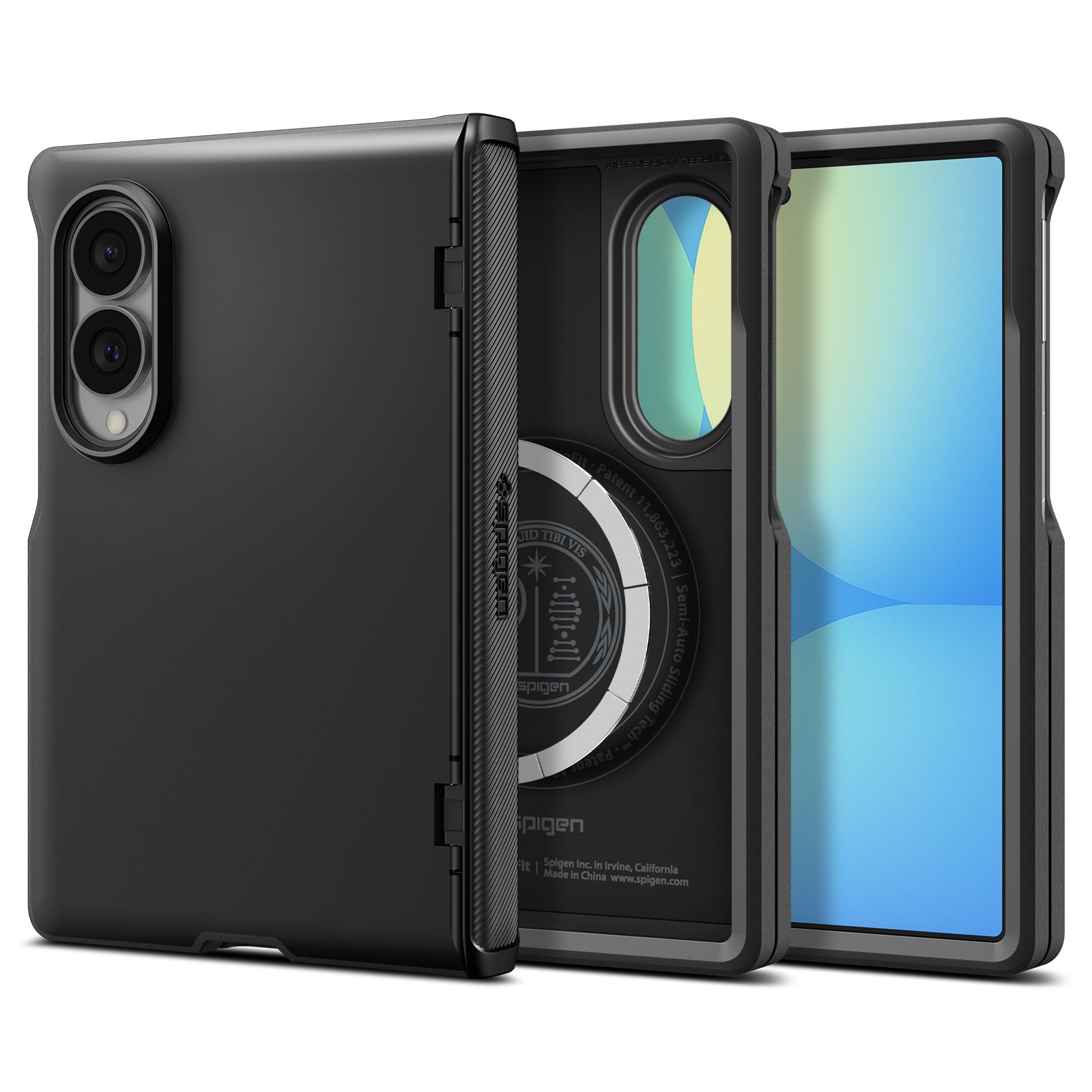 Spigen Slim Armor Pro MagSafe, black - Samsung Galaxy Z Fold8 (1)