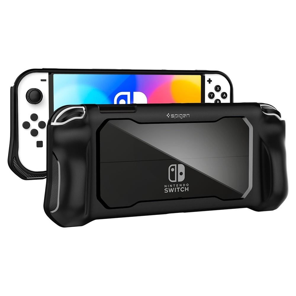 Spigen Rugged Armor, black - Nintendo Switch OLED (2)