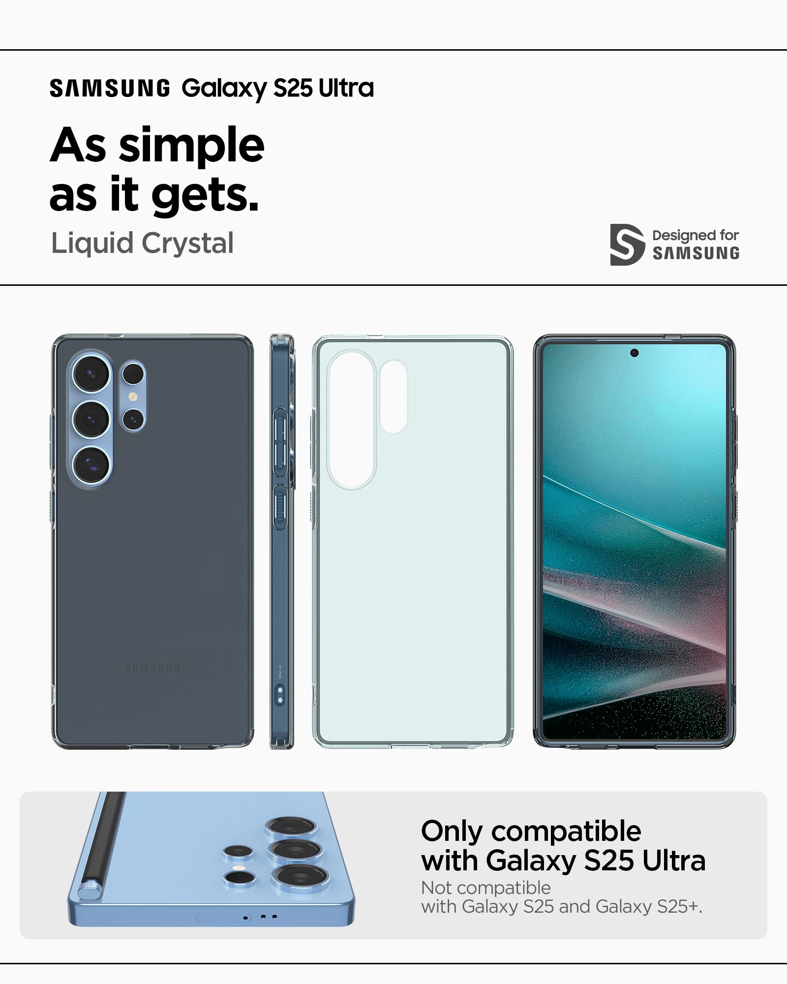 Spigen Liquid Crystal, space crystal - Samsung Galaxy S25 Ultra (13)