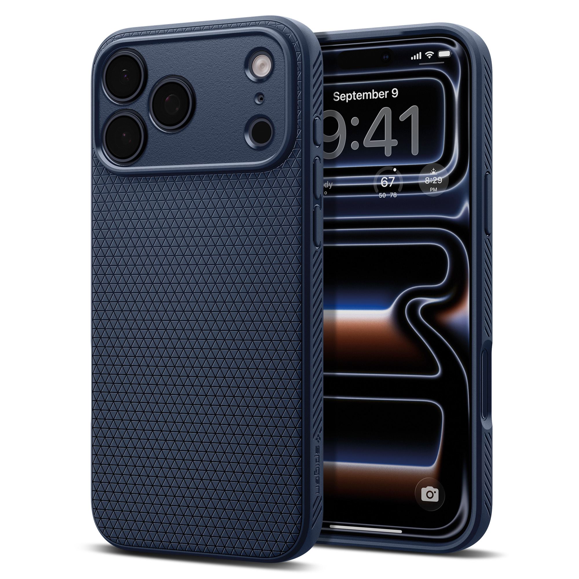 Spigen Liquid Air, navy blue - iPhone 18 Pro Max/17 Pro Max (1)