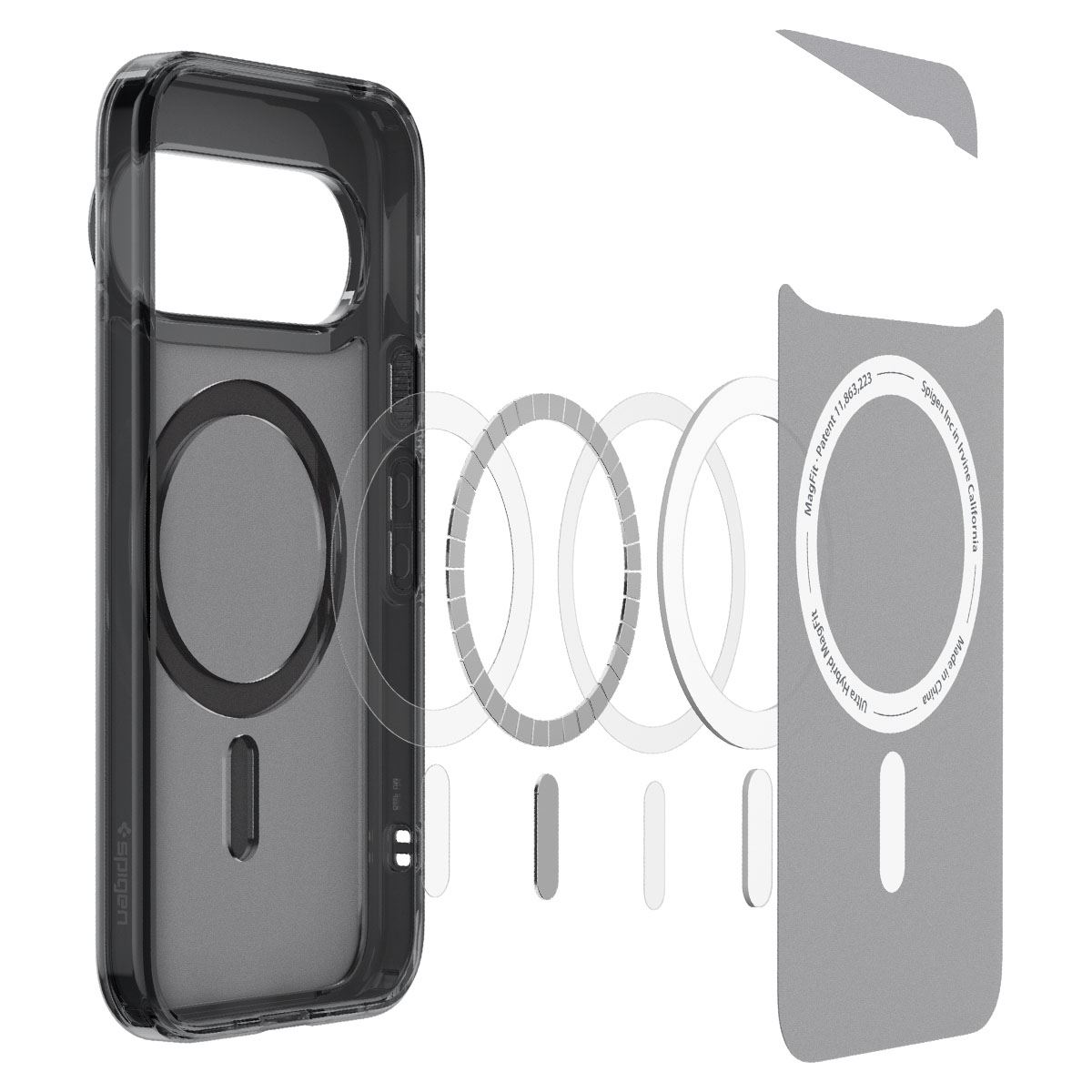Spigen Ultra Hybrid MagSafe, frost black - Google Pixel 11 Pro XL (8)