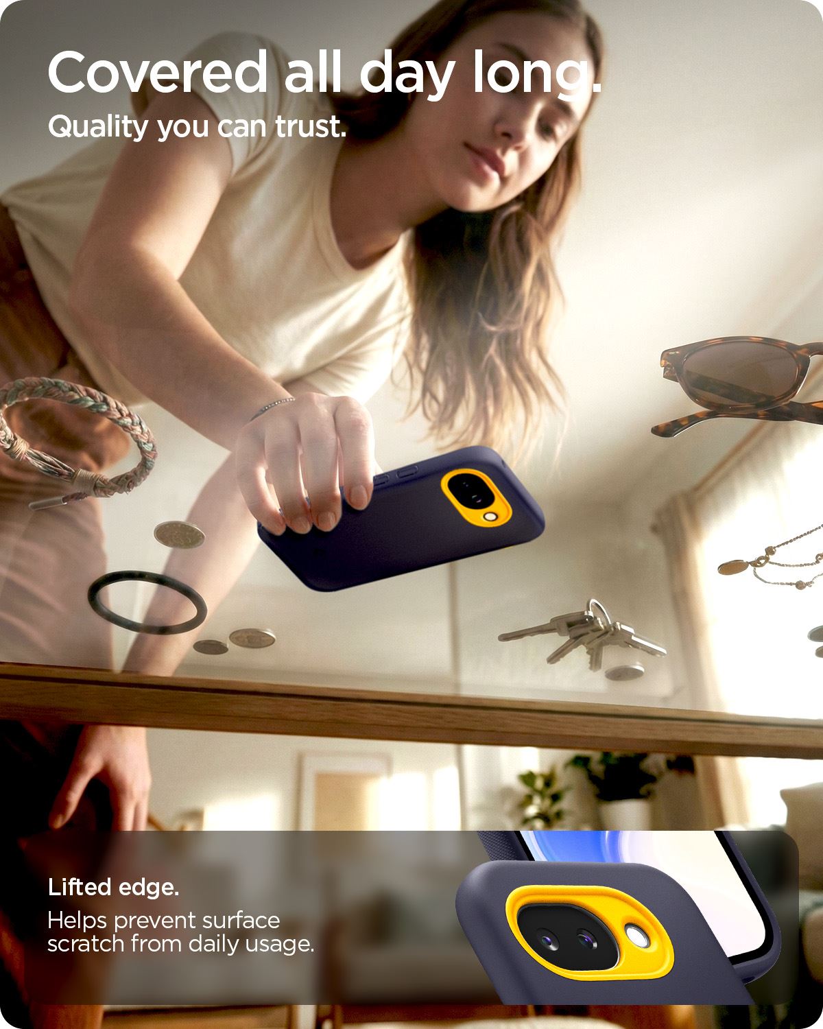 Spigen Nano Pop MagSafe, blueberry navy - Google Pixel 10a (10)