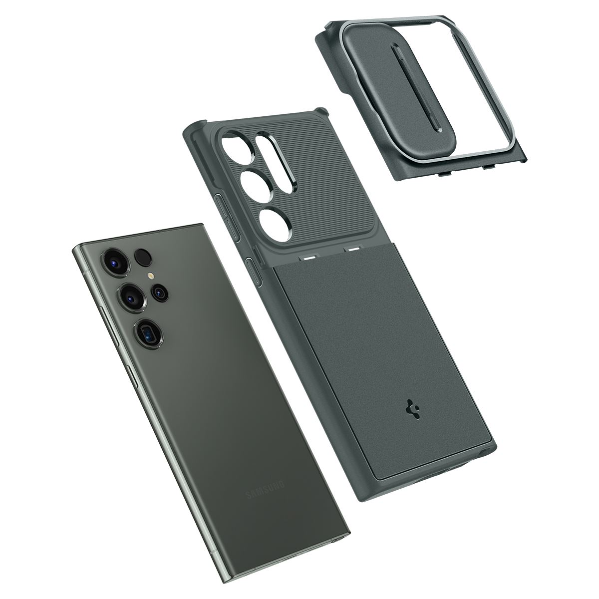 Spigen Optik Armor, abyss green - Samsung Galaxy S23 Ultra (11)