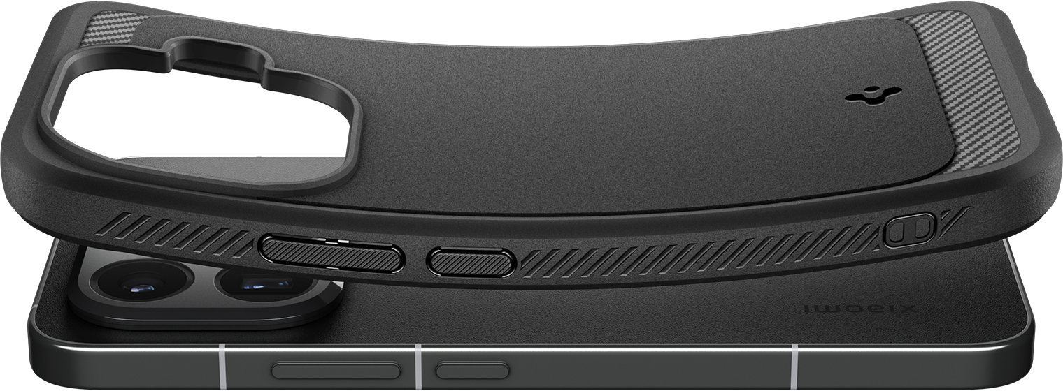Spigen Rugged Armor, matte black - Xiaomi 15T Pro (9)