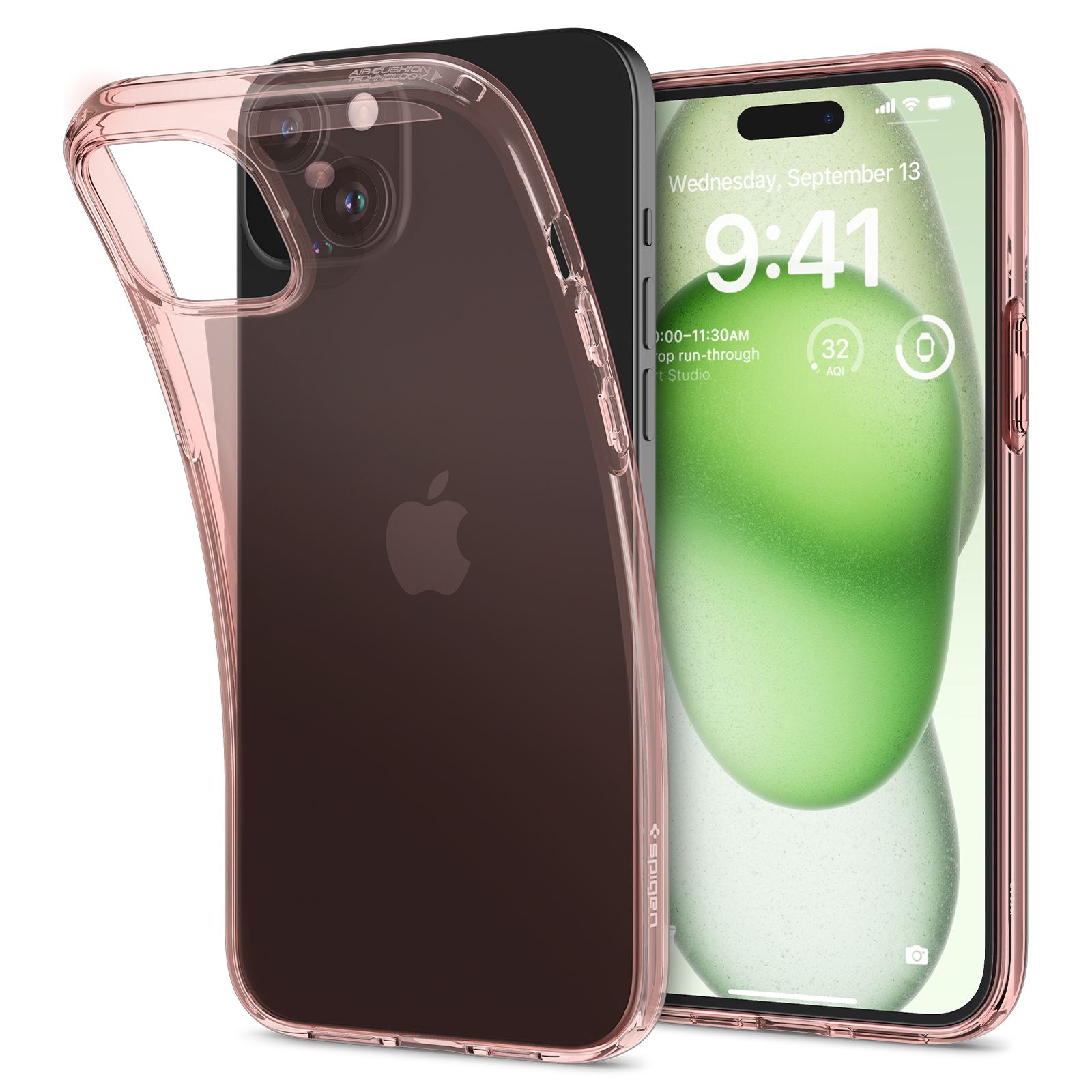 Spigen Crystal Flex, rose crystal - iPhone 15 Plus (3)