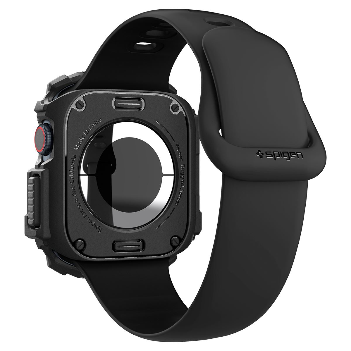 Spigen Rugged Armor, matte black - Apple Watch 11/10 46mm (3)