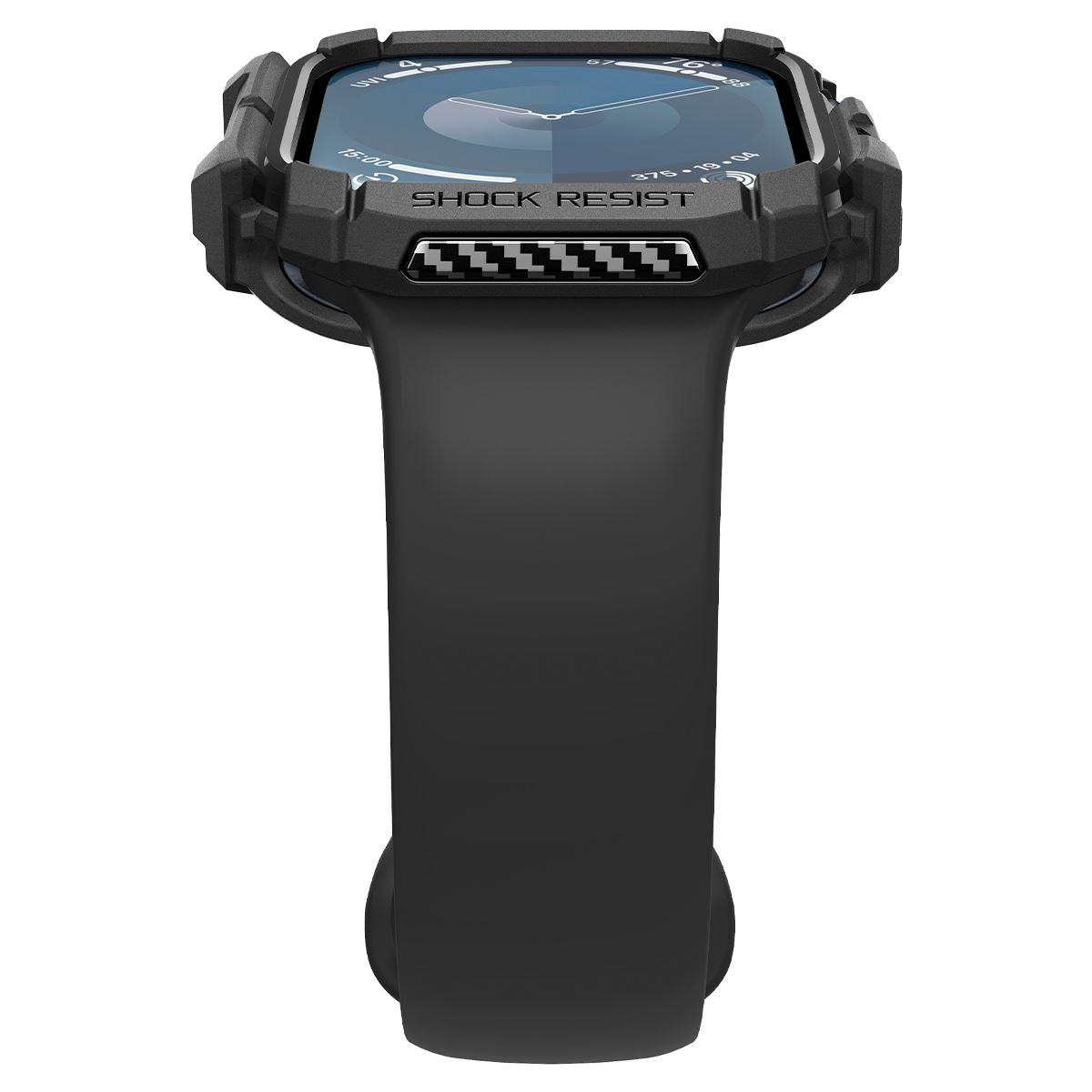 Spigen Rugged Armor, matte black - Apple Watch 11/10 46mm (6)
