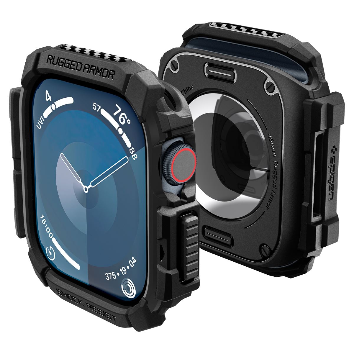 Spigen Rugged Armor, matte black - Apple Watch 11/10 46mm (7)