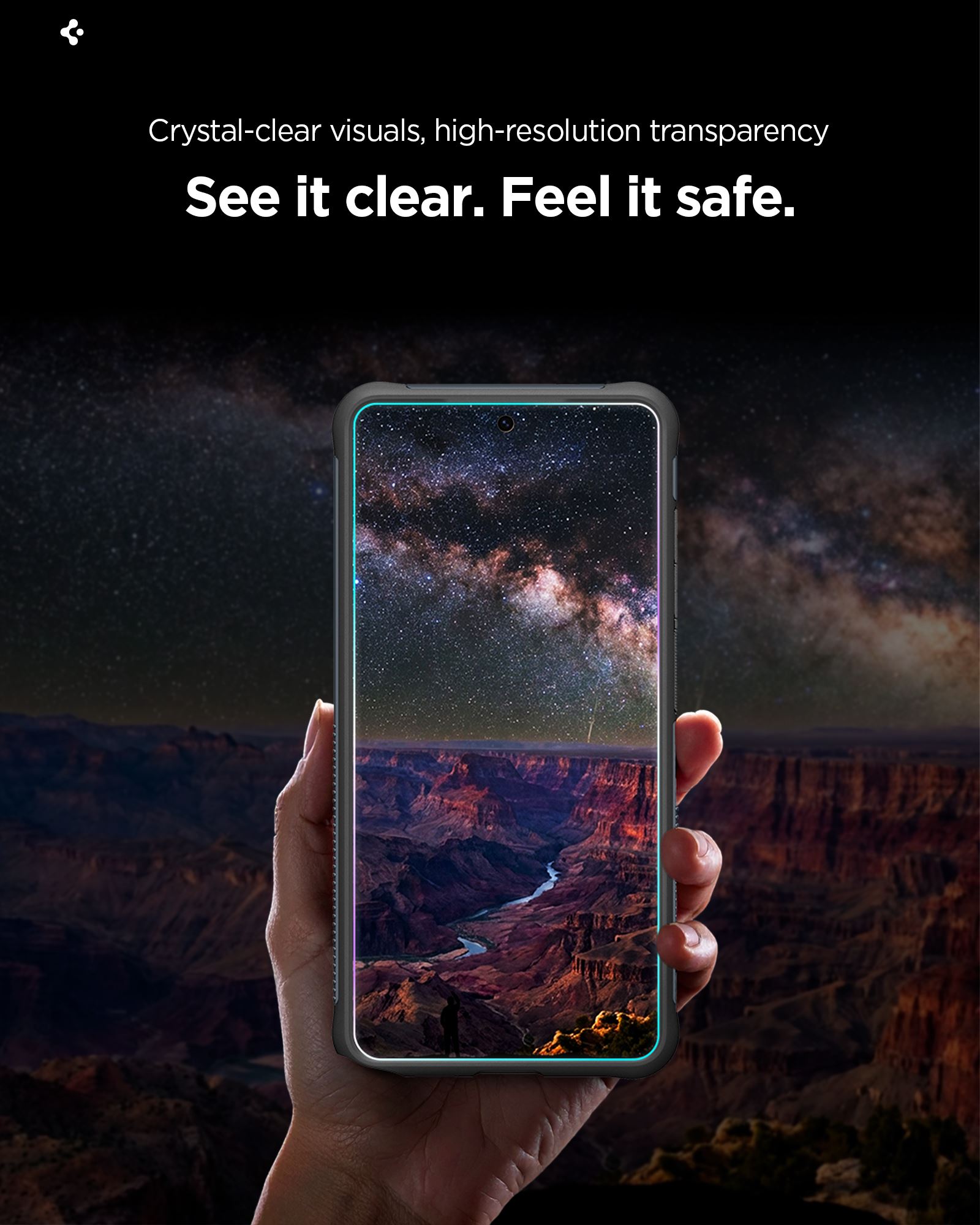 Spigen Glass tR EZ Fit Pro HD (Privacy) 2 Pack, transparency - Samsung Galaxy S26+ (17)