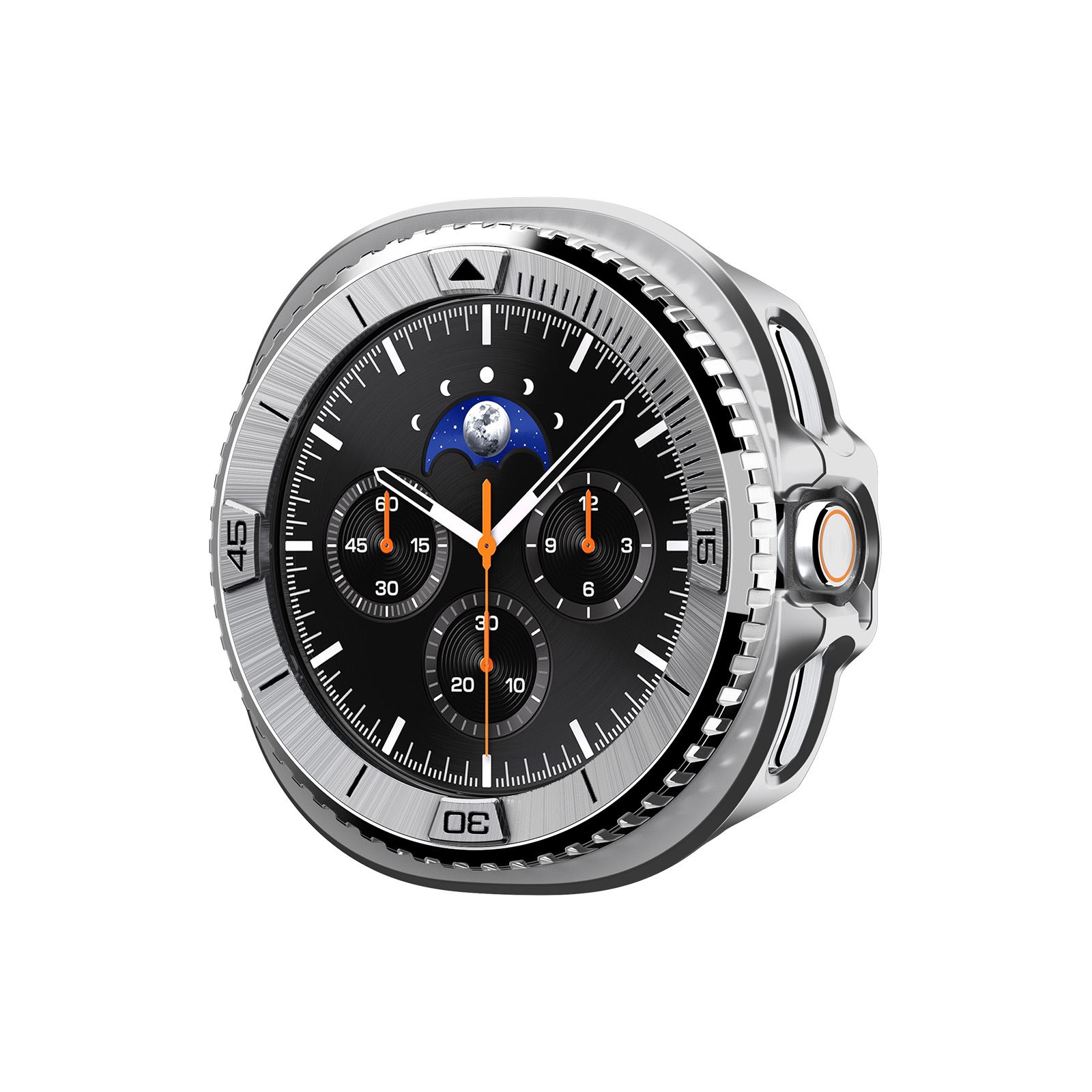 Spigen Bezel Tune Pro (Pilot), silver - Samsung Galaxy Watch 8 Classic 46mm (3)