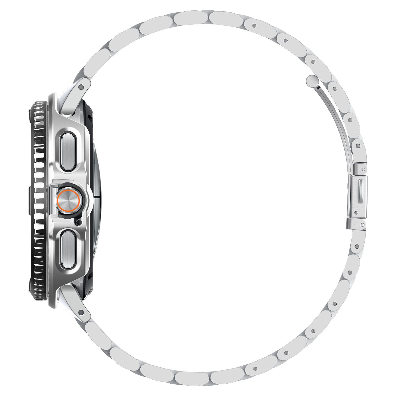 Spigen Bezel Tune Pro (Pilot), silver - Samsung Galaxy Watch 8 Classic 46mm (7)