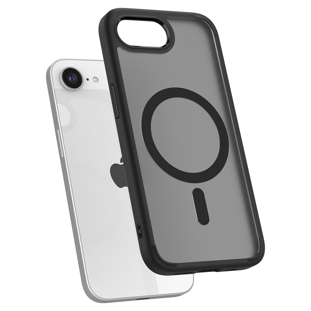 Spigen Crystal Hybrid MagSafe, frost black - iPhone 16e (6)