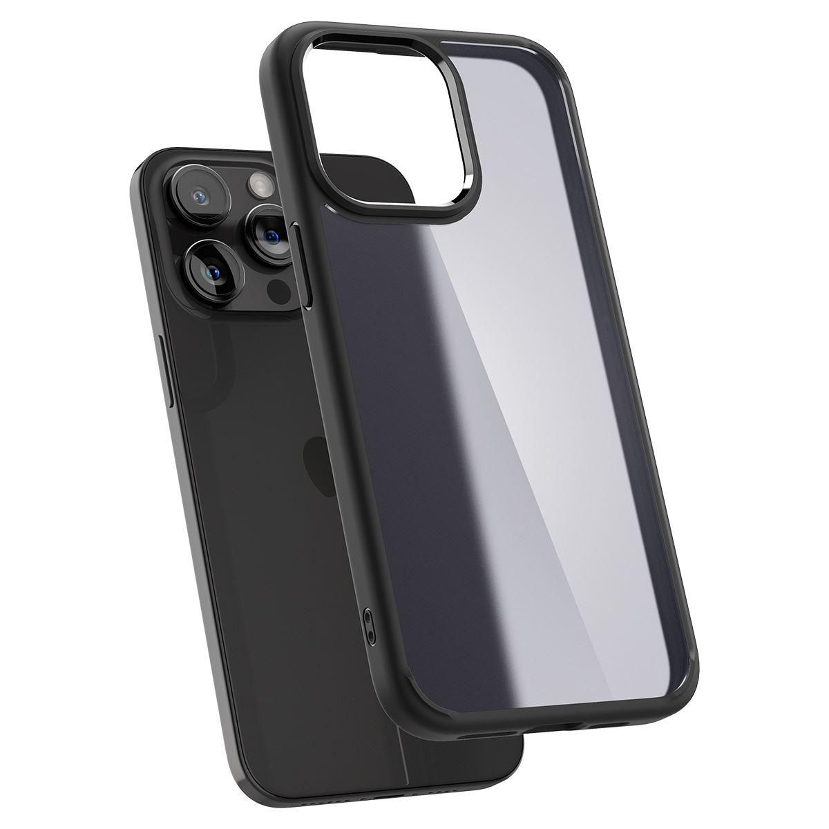 Spigen Ultra Hybrid, frost black - iPhone 15 Pro (6)