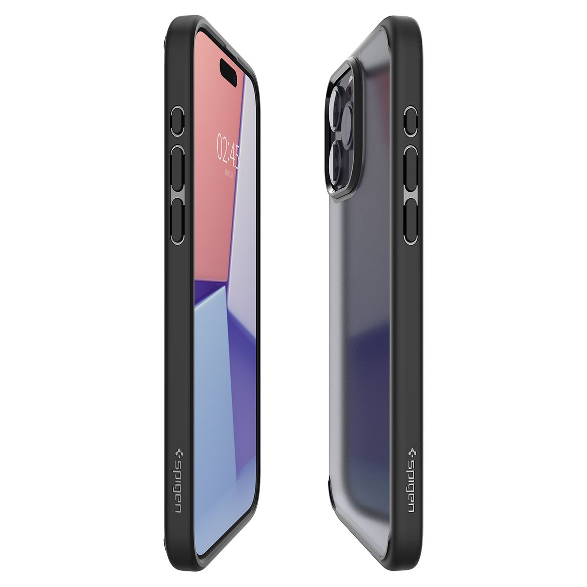 Spigen Ultra Hybrid, frost black - iPhone 15 Pro (9)
