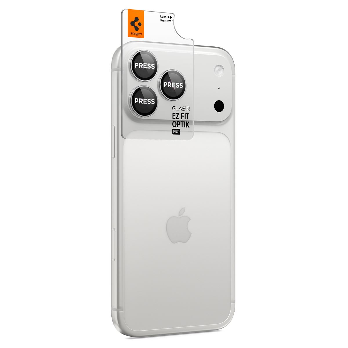 Spigen Glass tR EZ Fit Optik Pro 2 Pack, silver - iPhone 18 Pro Max/18 Pro (6)