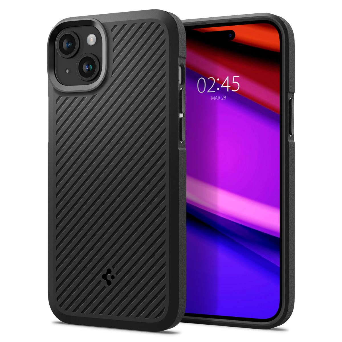 Spigen Core Armor, matte black - iPhone 15 Plus (1)
