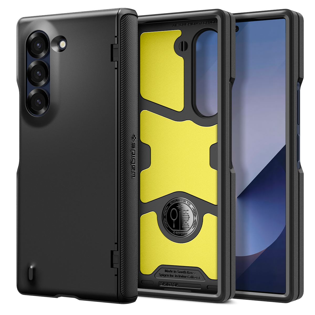 Spigen Slim Armor Pro, black - Samsung Galaxy Z Fold6 (1)