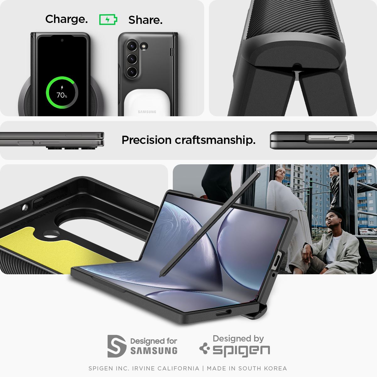 Spigen Slim Armor Pro, black - Samsung Galaxy Z Fold6 (15)