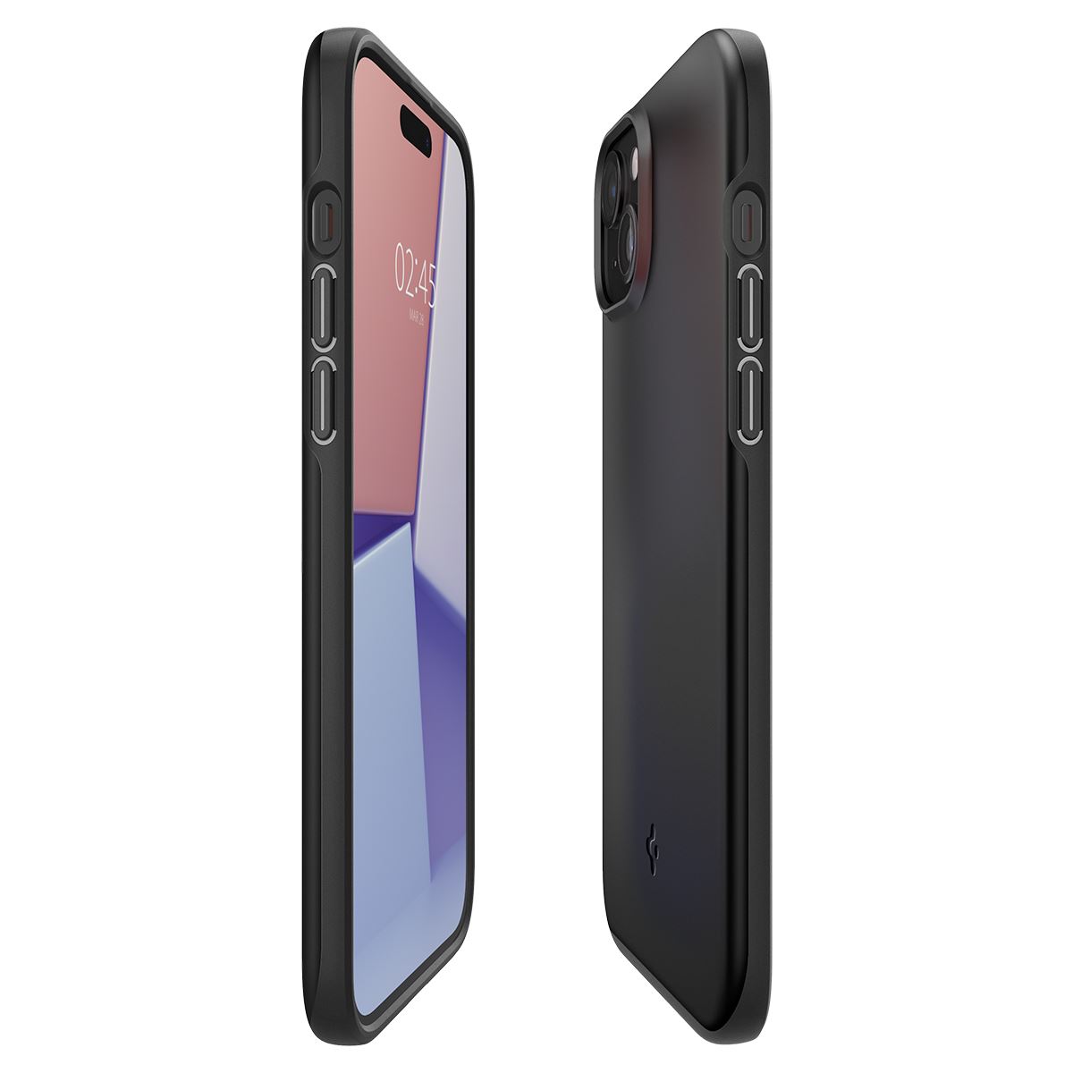 Spigen Thin Fit, black - iPhone 15 (8)