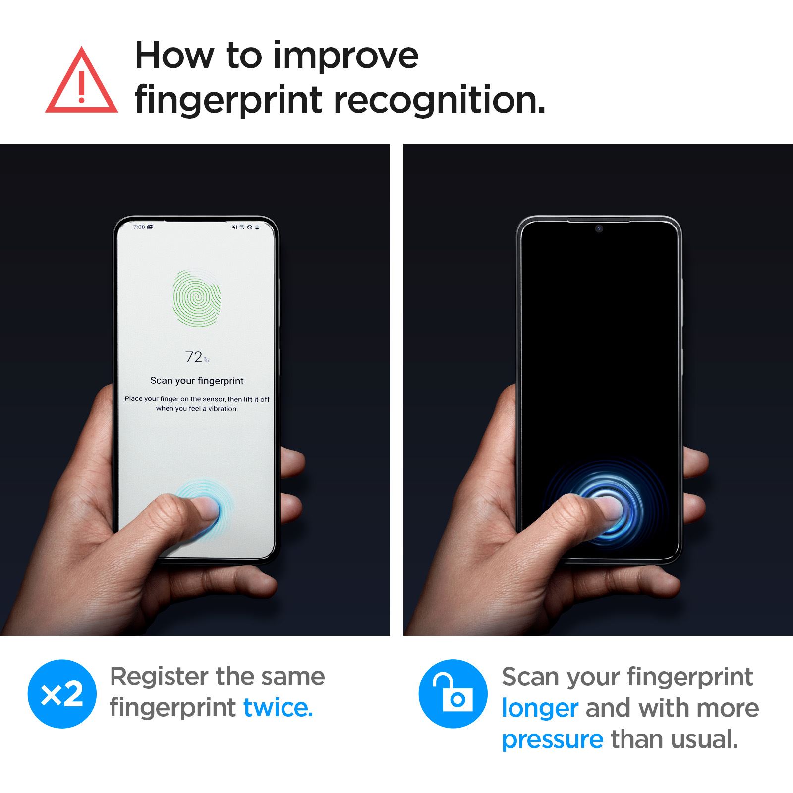 Spigen Glass tR EZ Fit HD Transparency 2 Pack - Samsung Galaxy S25+/S24+ (14)