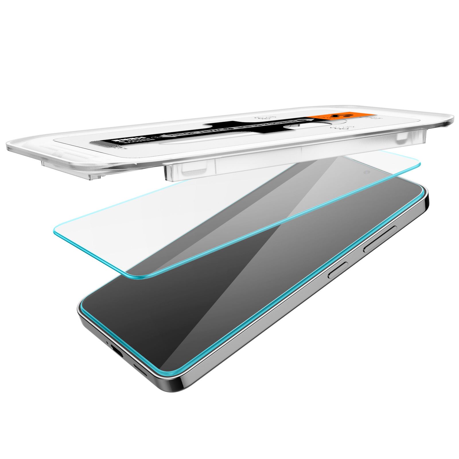 Spigen Glass tR EZ Fit HD Transparency 2 Pack - Samsung Galaxy S25+/S24+ (5)