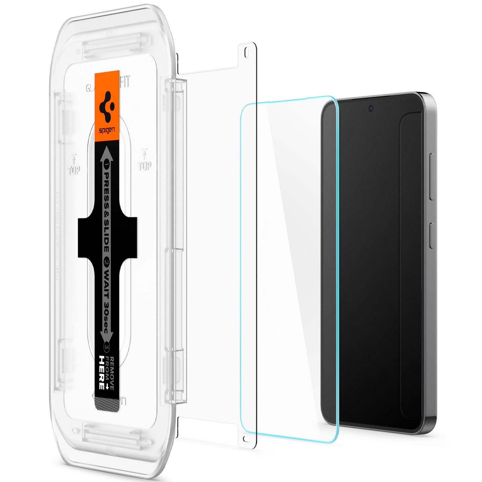Spigen Glass tR EZ Fit HD Transparency 2 Pack - Samsung Galaxy S25+/S24+ (6)