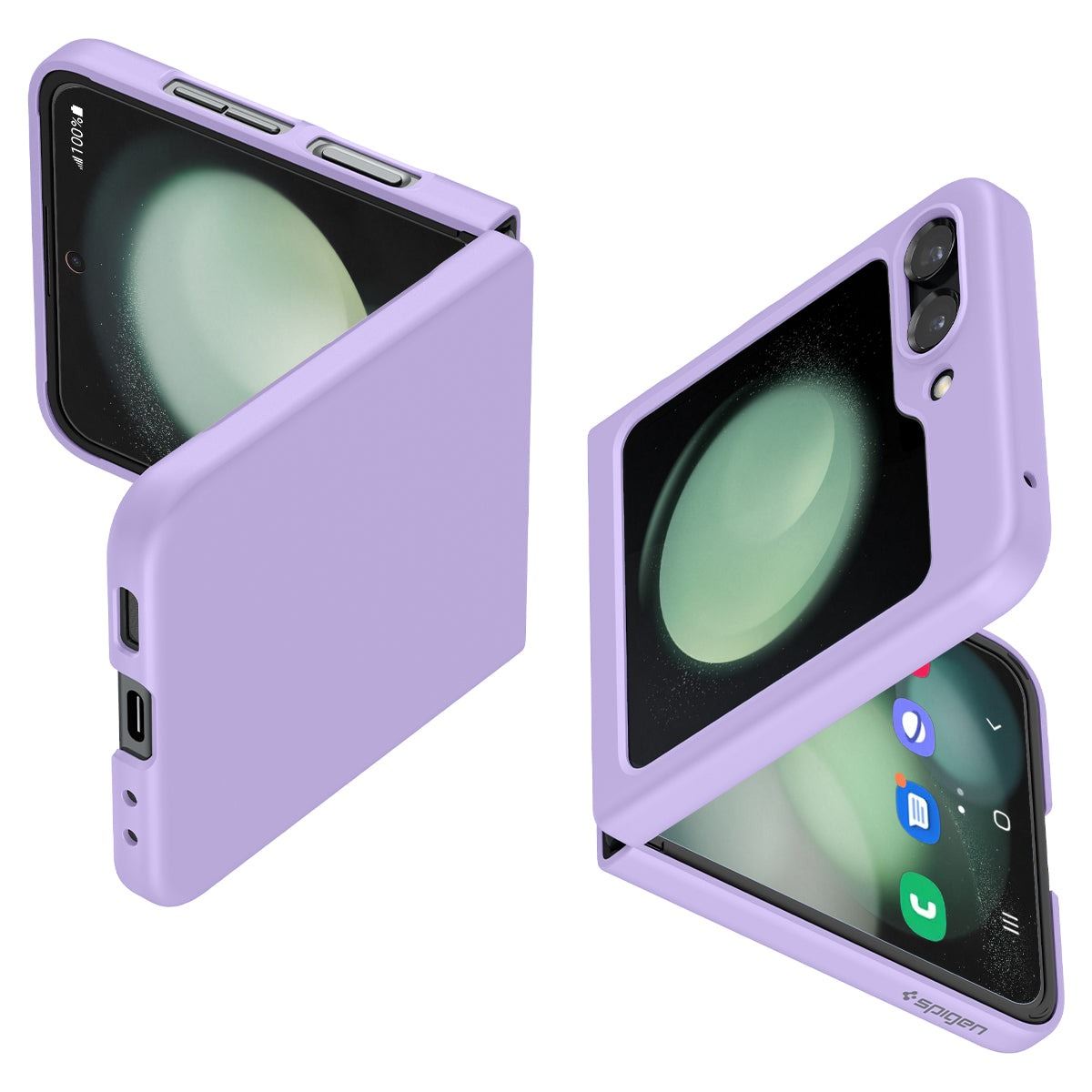 Spigen Air Skin, rose purple - Samsung Galaxy Z Flip5 (1)
