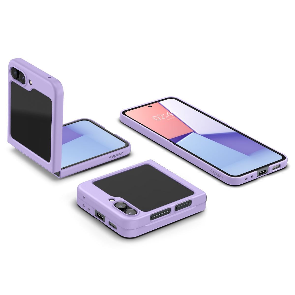 Spigen Air Skin, rose purple - Samsung Galaxy Z Flip5 (3)