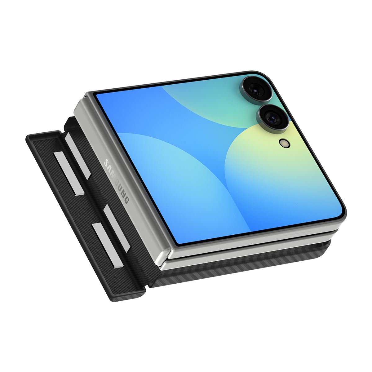Spigen Air Skin Aramid MagSafe, black - Samsung Galaxy Z Flip8 (14)